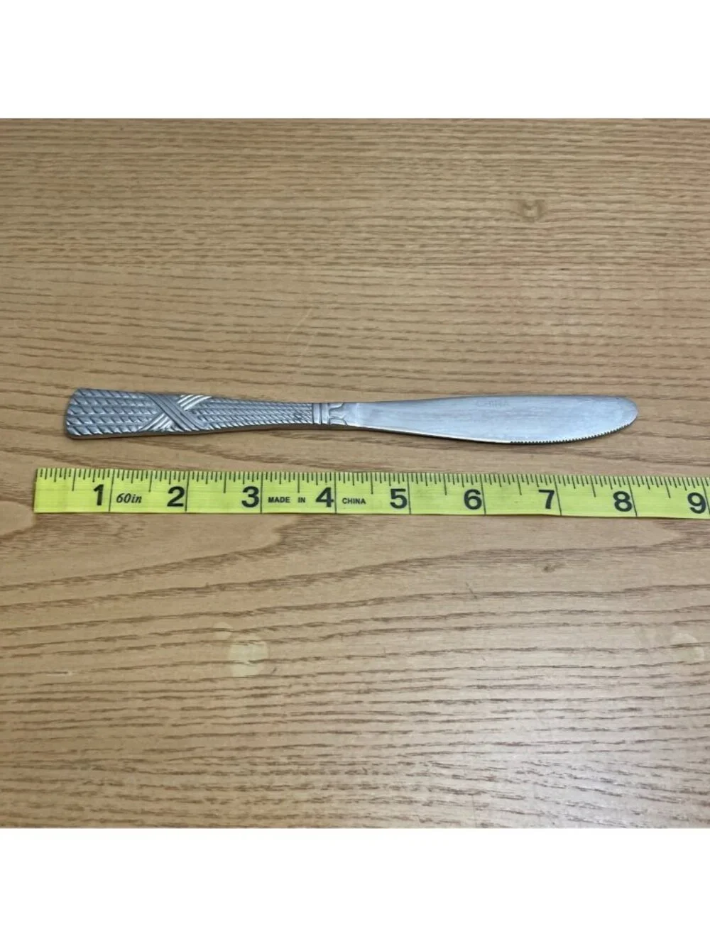 Farberware FRW56 Pattern 4 Dinner Butter Knives Stainless Flatware Glossy Rope X